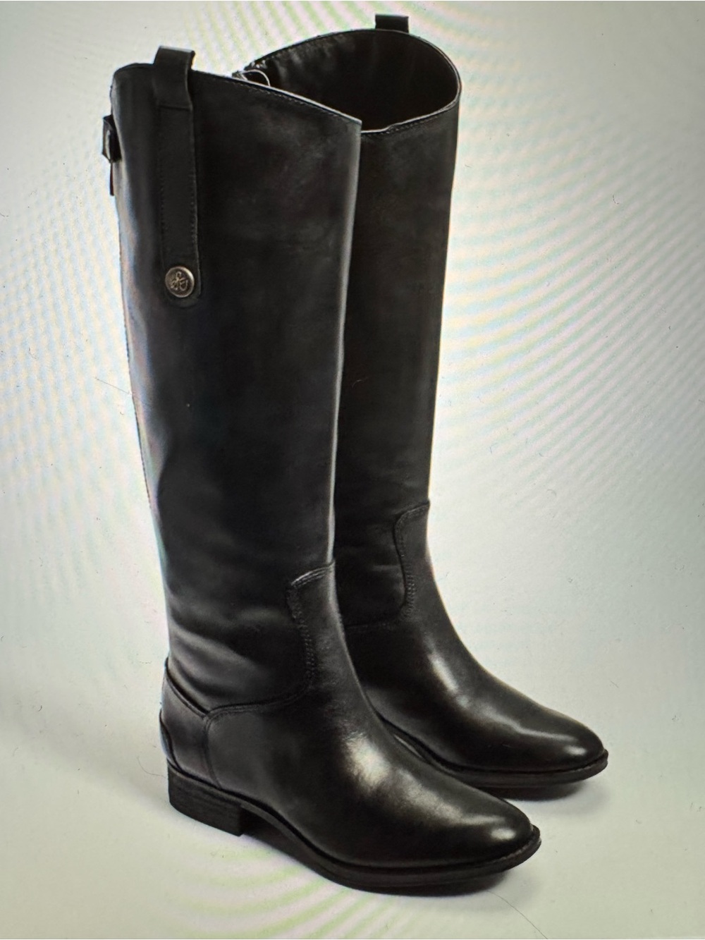 Sam Edelman Tall Leather Boots - Black 7.5 M
